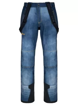 Muške softshell hlače KILPI JEANSO-M SM0408KI TAMNOPLAVA