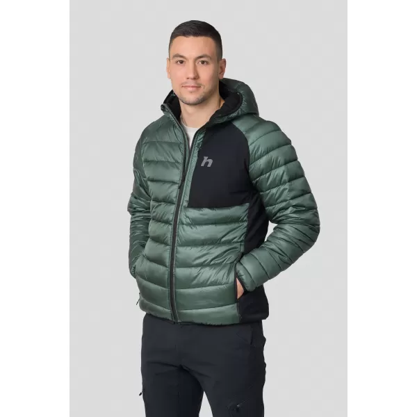  Muška jakna HANNAH REVEL HOODY TAMNA ŠUMA/ANTRACIT 