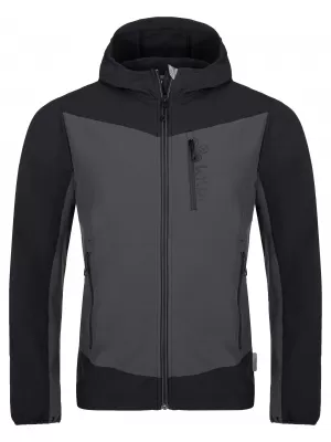 Muška softshell jakna KILPI BALANS-M SM0120KI TAMNOSIVA
