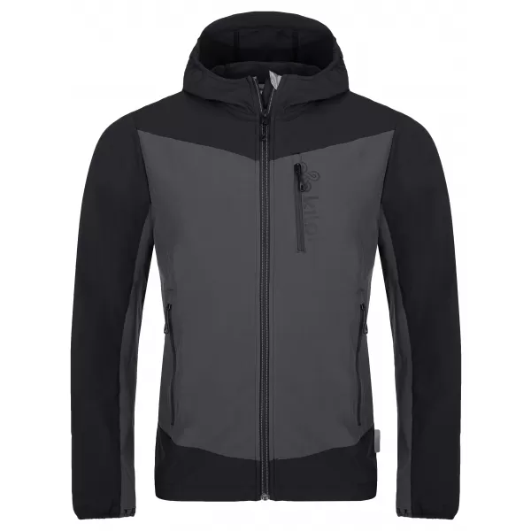  Muška softshell jakna KILPI BALANS-M SM0120KI TAMNOSIVA 