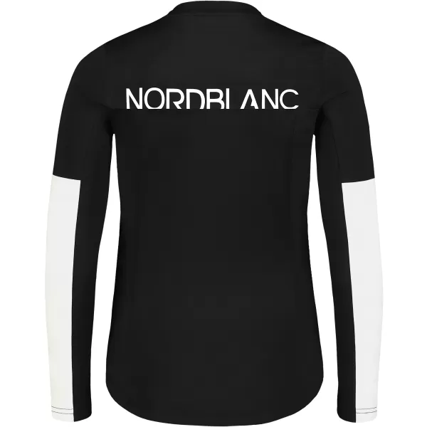  Ženska funkcionalna majica NORDBLANC VIVACIOUS NBSFL7648 KRISTALNO CRNA 