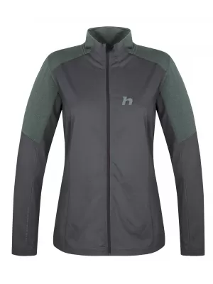 Ženski sweatshirt HANNAH NEMEA ASPHALT MEL/CHINOIS MEL