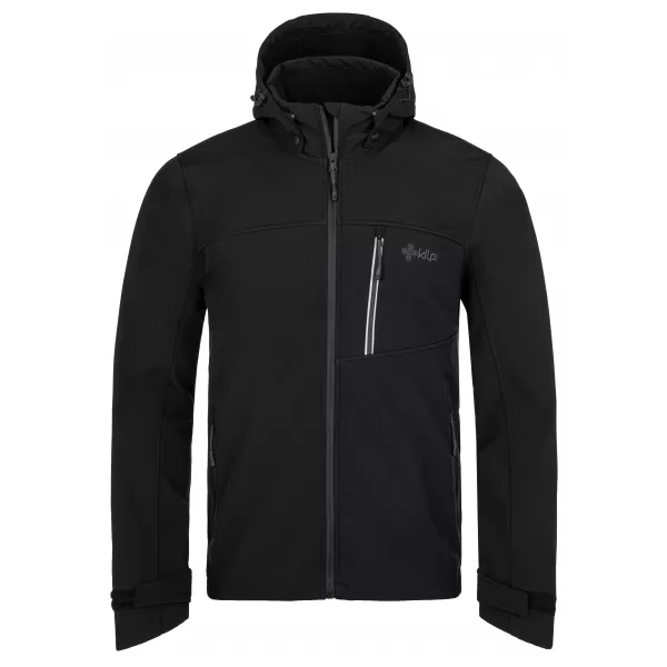  Muška softshell jakna KILPI RAVIO-M SM0126KI CRNA 