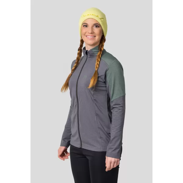  Ženski sweatshirt HANNAH NEMEA ASPHALT MEL/CHINOIS MEL 