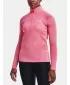 Ženska majica UNDER ARMOUR TECH 1/2 ZIP - TWIST 1320128-676 RUŽIČASTA