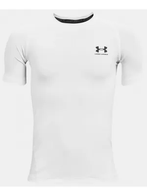 Majica za dječake UNDER ARMOUR HG ARMOUR SS 1361723-100 BIJELA