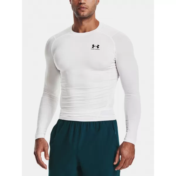  Muška kompresijska majica UNDER ARMOUR HG ARMOUR COMP LS 1361524-100 BIJELA 