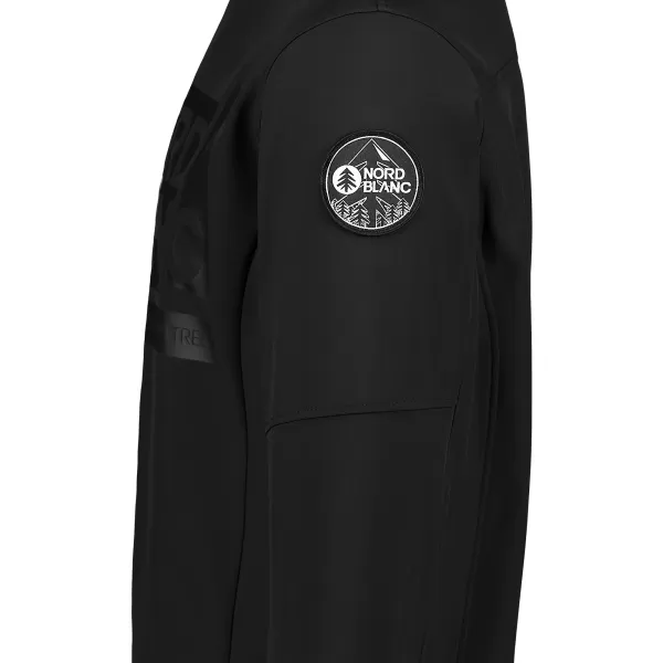  Muška softshell jakna NORDBLANC DECOMPONATE NBSSM7644 KRISTALNO CRNA 