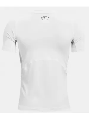 Majica za dječake UNDER ARMOUR HG ARMOUR SS 1361723-100 BIJELA