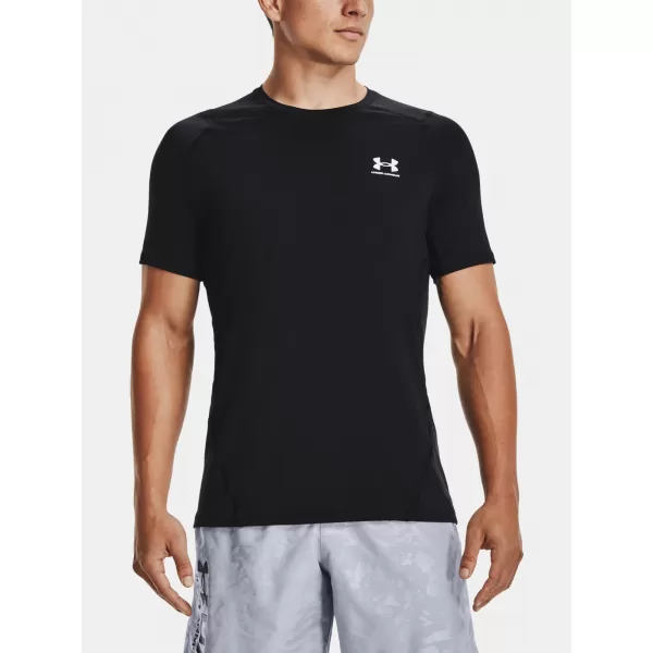  Muška majica kratkih rukava UNDER ARMOUR HG ARMOUR FITTED SS 1361683-001 CRNA 
