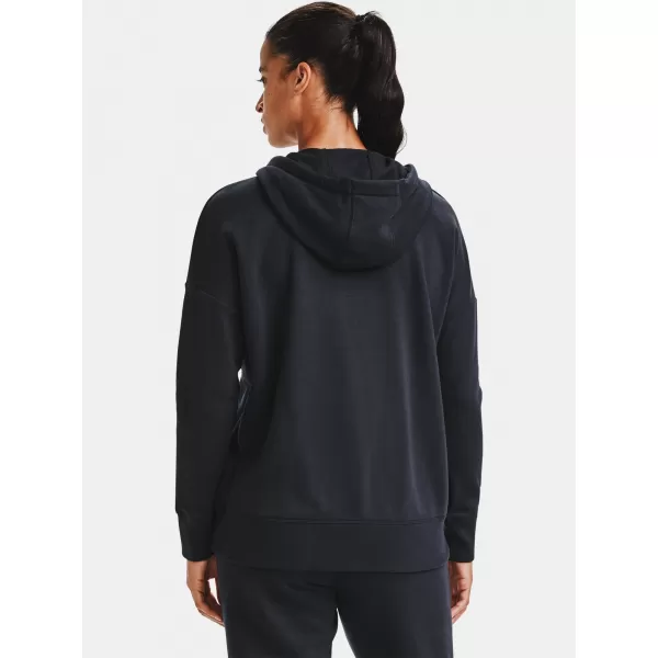  Ženski sweatshirt UNDER ARMOUR RIVAL FLEECE FZ HOODIE 1356400-001 CRNA 