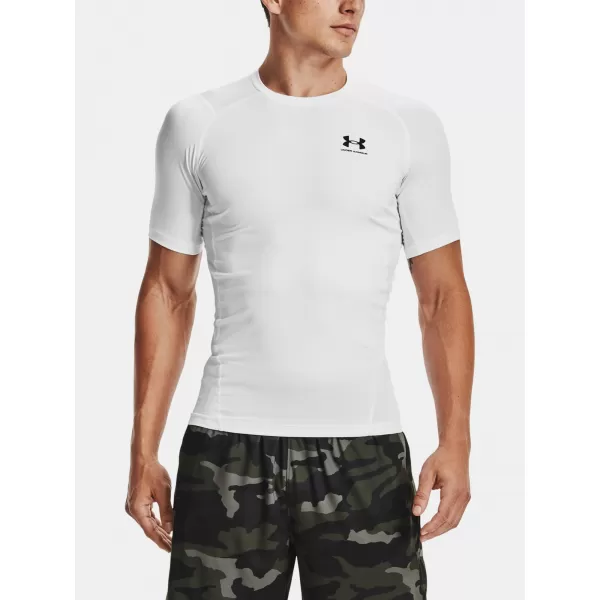  Muška kompresijska majica UNDER ARMOUR HG ARMOUR COMP SS 1361518-100 BIJELA 