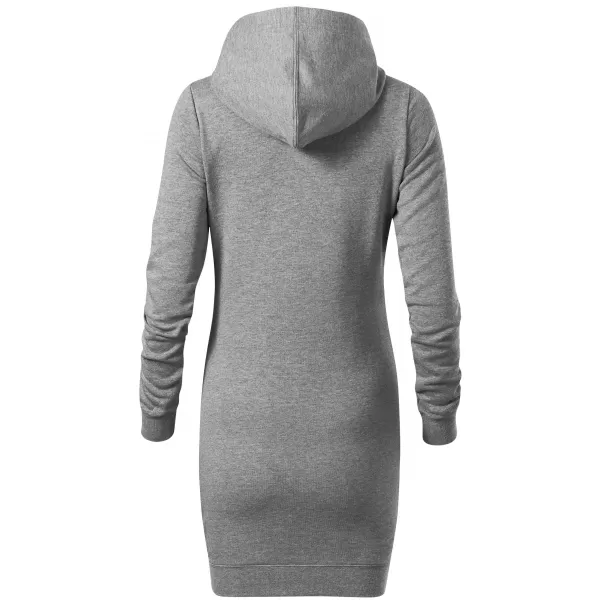  Ženska produžena majica MALFINI SNAP 419 TAMNO SIVI ODSJAJI 