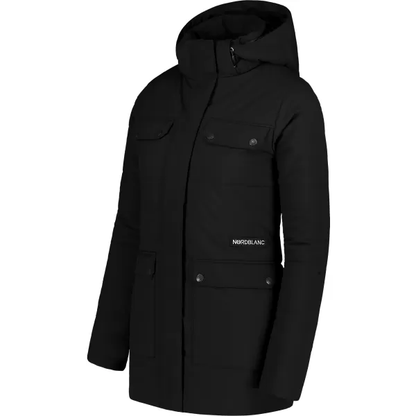  Ženski zimski kaput NORDBLANC NIPPY NBWJL7726 KRISTALNO CRNA 