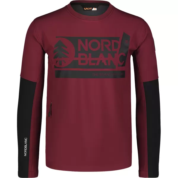  Muška softshell jakna NORDBLANC DECOMPONATE NBSSM7644 TAMNOCRVENA 