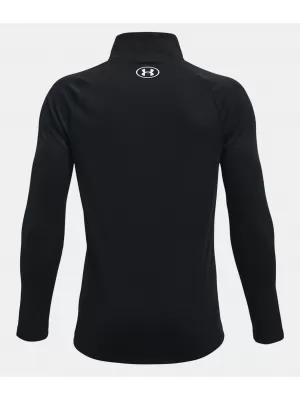 Majica za dječake UNDER ARMOUR TECH 2.0 1/2 ZIP 1363286-001 CRNA