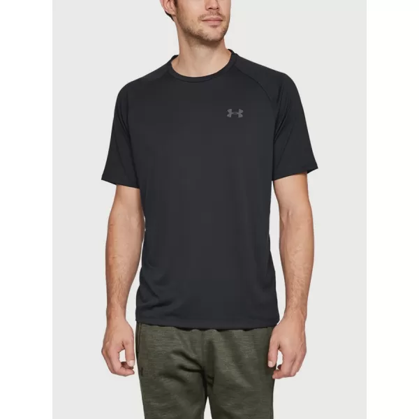  Muška majica kratkih rukava UNDER ARMOUR TECH 2.0 SS TEE 1326413-001 CRNA 