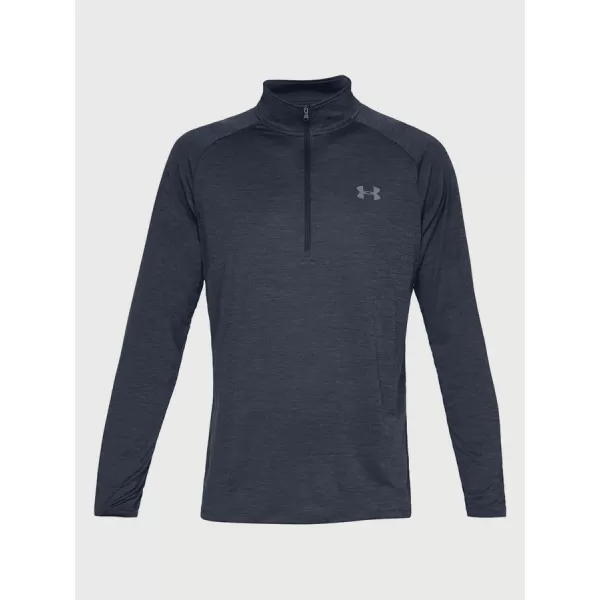  Muška majica kratkih rukava UNDER ARMOUR TECH 2.0 1/2 ZIP 1328495-409 PLAVA 
