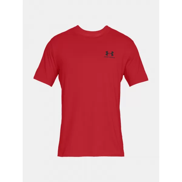  Muška majica kratkih rukava UNDER ARMOUR SPORTSTYLE LEFT CHEST SS 1326799-600 CRVENA 