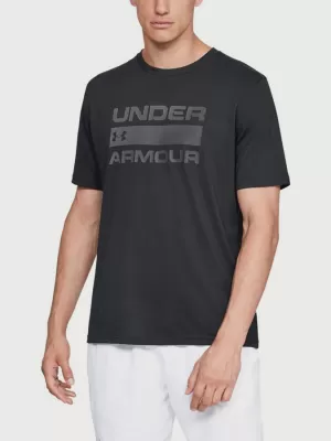 Muška majica kratkih rukava UNDER ARMOUR TEAM ISSUE WORDMARK SS 1329582-001 CRNA