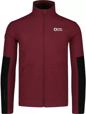 Muška softshell jakna NORDBLANC ENDEAVOR NBSSM7645 TAMNOCRVENA