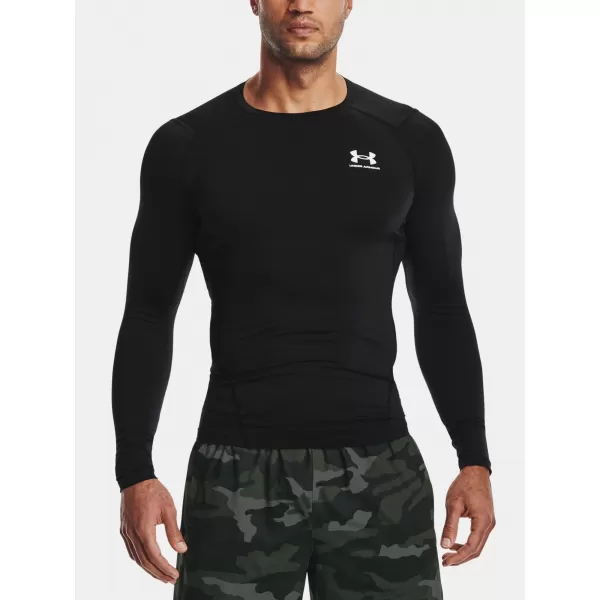  Muška kompresijska majica UNDER ARMOUR HG ARMOUR COMP LS 1361524-001 CRNA 