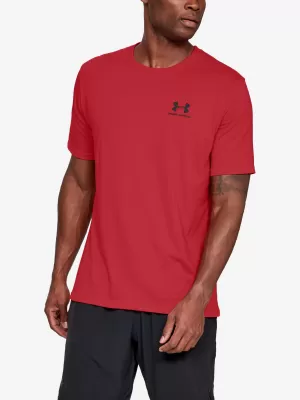 Muška majica kratkih rukava UNDER ARMOUR SPORTSTYLE LEFT CHEST SS 1326799-600 CRVENA