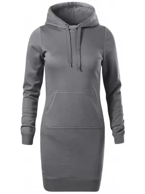 Ženska produžena majica MALFINI SNAP 419 ČELIČNO SIVA