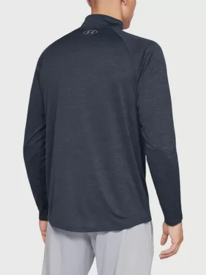Muška majica kratkih rukava UNDER ARMOUR TECH 2.0 1/2 ZIP 1328495-409 PLAVA