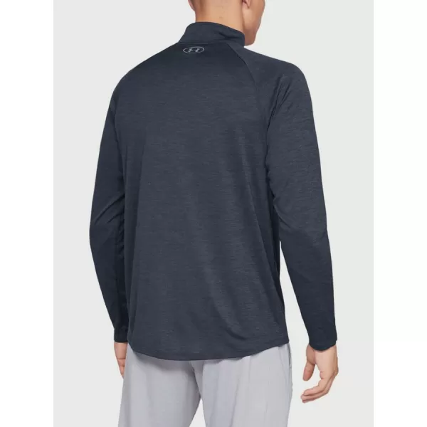  Muška majica kratkih rukava UNDER ARMOUR TECH 2.0 1/2 ZIP 1328495-409 PLAVA 