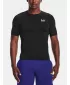 Muška kompresijska majica UNDER ARMOUR HG ARMOUR COMP SS 1361518-001 CRNA