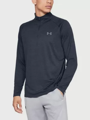 Muška majica kratkih rukava UNDER ARMOUR TECH 2.0 1/2 ZIP 1328495-409 PLAVA