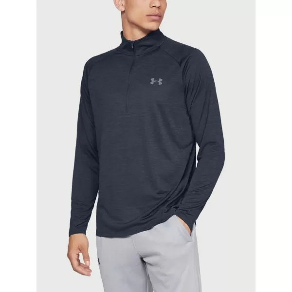  Muška majica kratkih rukava UNDER ARMOUR TECH 2.0 1/2 ZIP 1328495-409 PLAVA 