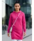 Ženska produžena majica MALFINI SNAP 419 MAGENTA