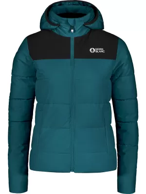 Ženska zimska jakna NORDBLANC VERNAL NBWJL7723 TAMNO ZELENA