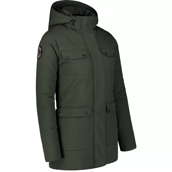  Ženski zimski kaput NORDBLANC NIPPY NBWJL7726 TAMNO ZELENA 