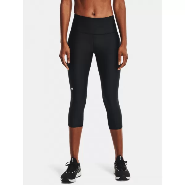  Ženske kompresijske tajice UNDER ARMOUR HG ARMOUR HI CAPRI NS 1365334-001 CRNA 