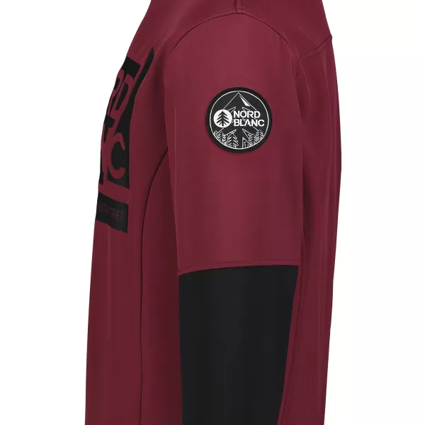  Muška softshell jakna NORDBLANC DECOMPONATE NBSSM7644 TAMNOCRVENA 