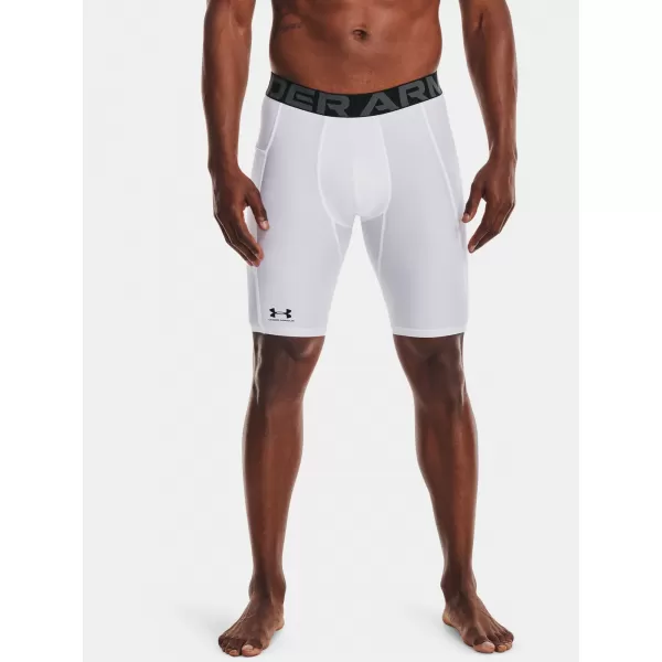  Muške kompresijske kratke hlače UNDER ARMOUR HG ARMOUR LNG SHORTS 1361602-100 BIJELA 