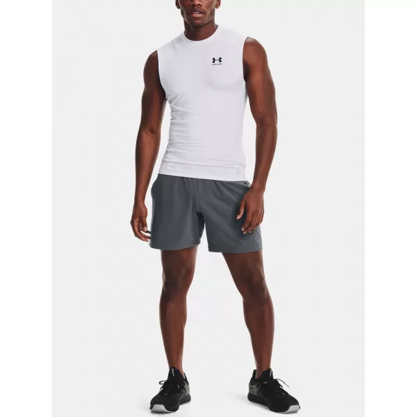  Muška kompresijska majica bez rukava UNDER ARMOUR HG ARMOUR COMP SL 1361522-100 BIJELA 