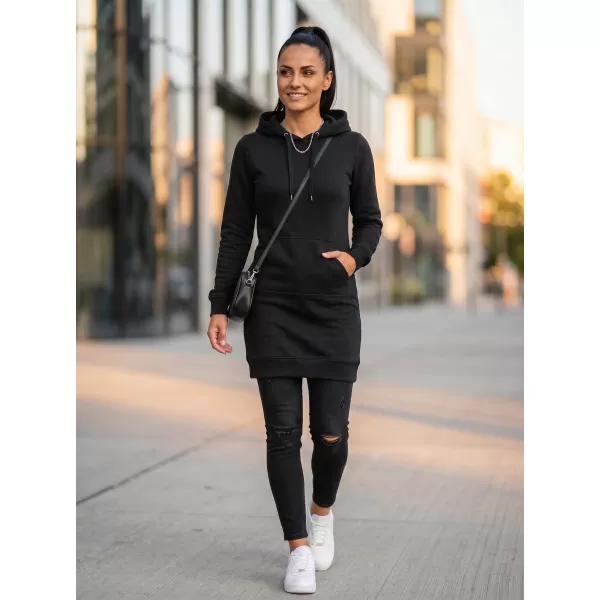  Ženska produžena majica MALFINI SNAP 419 CRNA 