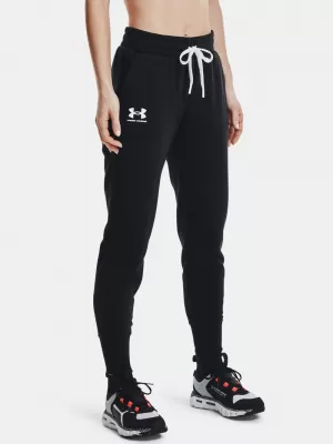 Ženske trenirke UNDER ARMOUR RIVAL FLEECE JOGGERS 1356416-001 CRNA