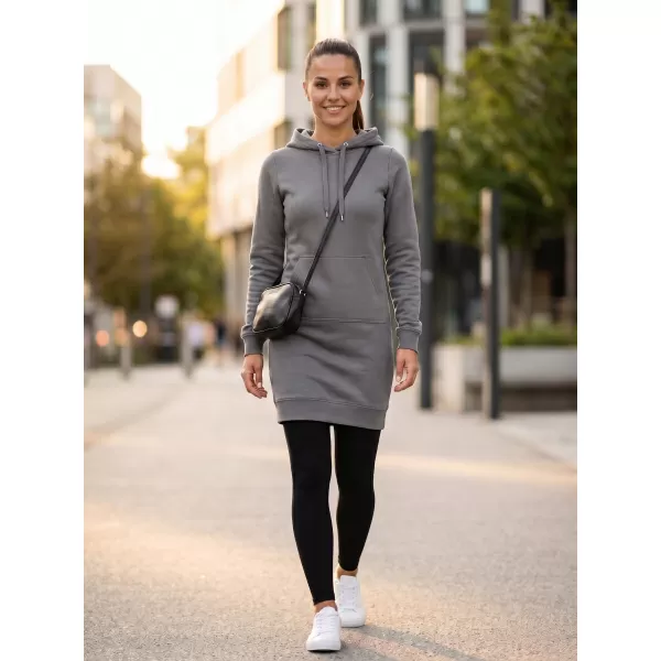  Ženska produžena majica MALFINI SNAP 419 ČELIČNO SIVA 