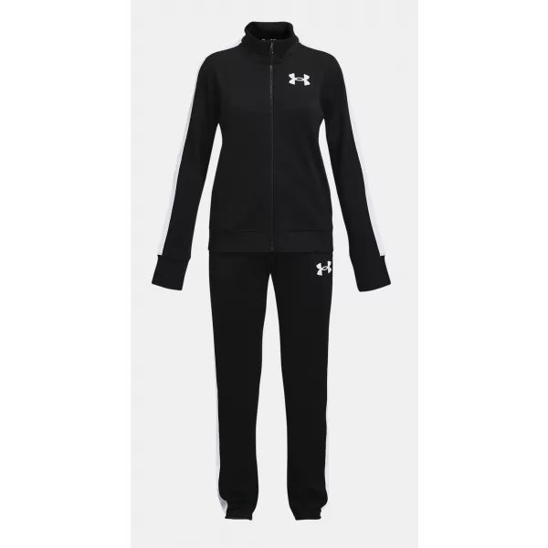  Komplet za djevojčice UNDER ARMOUR EM KNIT TRACK SUIT 1363380-002 CRNA 