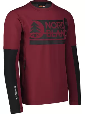 Muška softshell jakna NORDBLANC DECOMPONATE NBSSM7644 TAMNOCRVENA