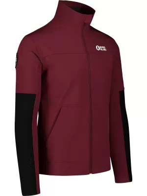 Muška softshell jakna NORDBLANC ENDEAVOR NBSSM7645 TAMNOCRVENA