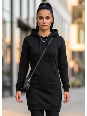 Ženska produžena majica MALFINI SNAP 419 CRNA