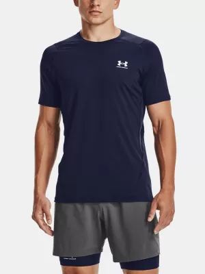 Muška majica kratkih rukava UNDER ARMOUR HG ARMOUR FITTED SS 1361683-410 PLAVA