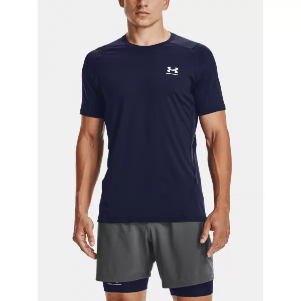  Muška majica kratkih rukava UNDER ARMOUR HG ARMOUR FITTED SS 1361683-410 PLAVA 