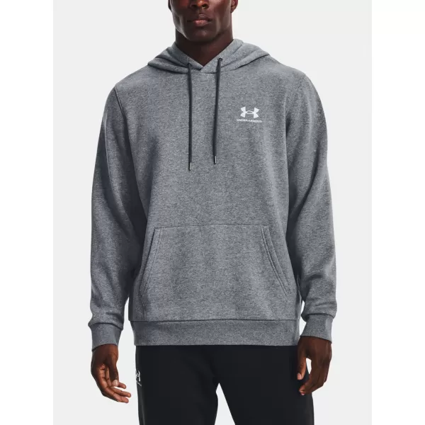  Muški sweatshirt UNDER ARMOUR UA ESSENTIAL FLEECE HOODIE 1373880-012 SIVA 